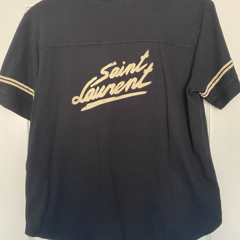Saint Laurent destroyed shirt
